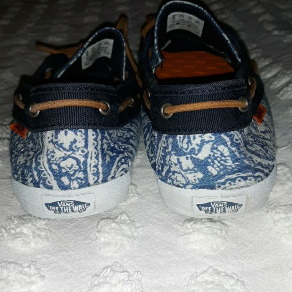 Vans Chauffette Paisley Boat Shoes‎ Ultracush 9 - Picture 5 of 8